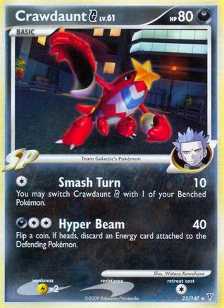 Crawdaunt G 23/147 - Supreme Victors Reverse Holofoil - Poke-Collect