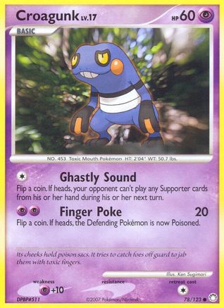 Croagunk 78/123 - Mysterious Treasures - Poke-Collect