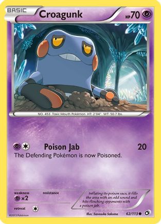 Croagunk 62/113 - Legendary Treasures - Poke-Collect