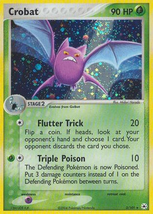 Crobat 3/101 - Hidden Legends Holofoil - Poke-Collect