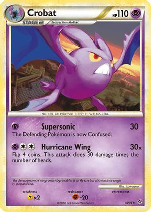 Crobat 14/95 - HSUnleashed Reverse Holofoil