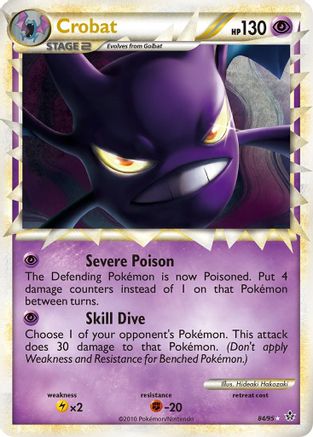 Crobat (Prime) 84/95 - Unleashed Holofoil - Poke-Collect