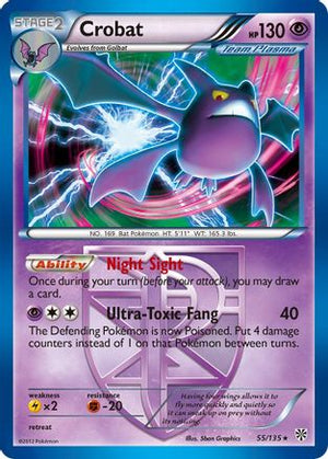 Crobat (Team Plasma) 55/135 - Plasma Storm Holofoil - Poke-Collect