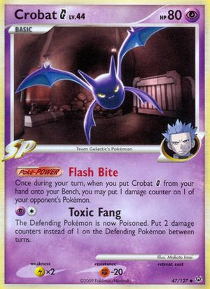 Crobat G 47/127 - Platinum Reverse Holofoil