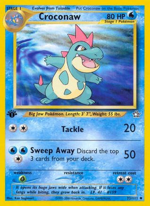 Croconaw (32) 32/111 - Neo Genesis Unlimited - Poke-Collect