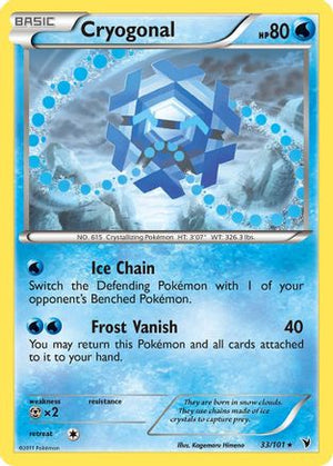 Cryogonal (33) 33/101 - Noble Victories - Poke-Collect