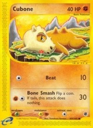 Cubone 103/165 - Expedition - Poke-Collect