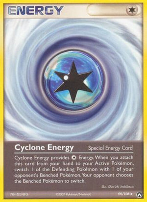 Cyclone Energy 90/108 - Power Keepers Reverse Holofoil - Poke-Collect
