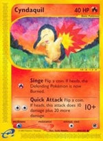 Cyndaquil (104) 104/165 - Expedition Reverse Holofoil - Poke-Collect