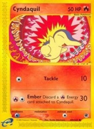 Cyndaquil (105) 105/165 - Expedition Reverse Holofoil - Poke-Collect