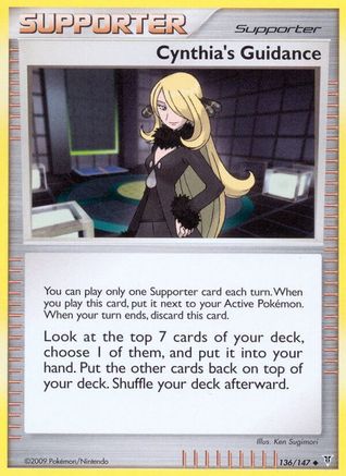 Cynthia's Guidance 136/147 - Supreme Victors Reverse Holofoil - Poke-Collect