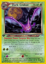 Dark Crobat 2/105 - Neo Destiny 1st Edition Holofoil - Poke-Collect