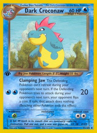 Dark Croconaw 32/105 - Neo Destiny Unlimited - Poke-Collect