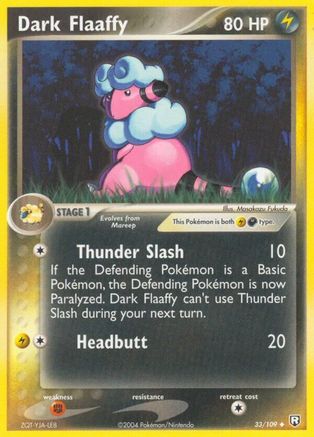 Dark Flaaffy 33/109 - Team Rocket Returns - Poke-Collect