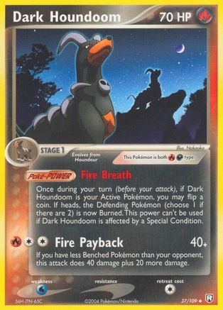 Dark Houndoom - 037/109 37/109 - Team Rocket Returns Reverse Holofoil - Poke-Collect