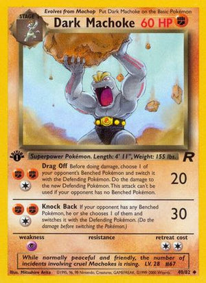 Dark Machoke 40/82 - Team Rocket Unlimited - Poke-Collect
