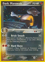 Dark Marowak 7/109 - Team Rocket Returns Reverse Holofoil - Poke-Collect