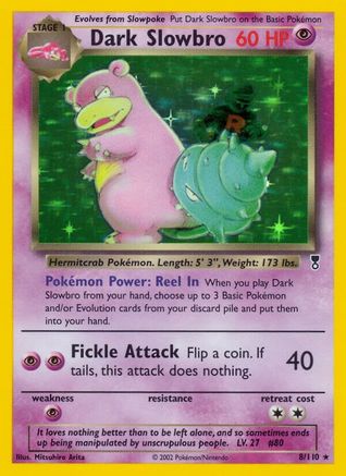 Dark Slowbro 8/110 - Legendary Collection Holofoil - Poke-Collect