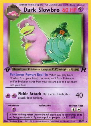 Dark Slowbro (29) 29/82 - Team Rocket Unlimited - Poke-Collect