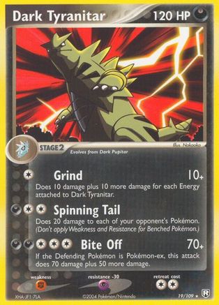 Dark Tyranitar - 019/109 19/109 - Team Rocket Returns - Poke-Collect
