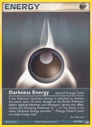 Darkness Energy (Special) 87/108 - Power Keepers - Poke-Collect