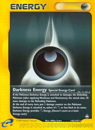 Darkness Energy 142/147 - Aquapolis - Poke-Collect