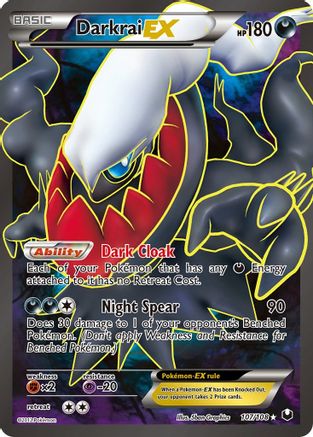 Darkrai EX (107 Full Art) 107/108 - Dark Explorers Holofoil - Poke-Collect