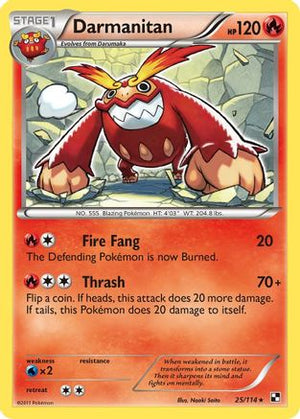Darmanitan 25/114 - Black and White - Poke-Collect