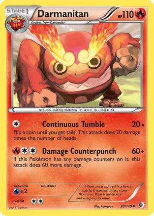 Darmanitan 28/149 - Boundaries Crossed - Poke-Collect