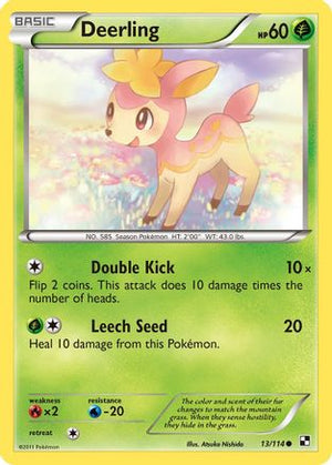 Deerling 13/114 - Black and White - Poke-Collect