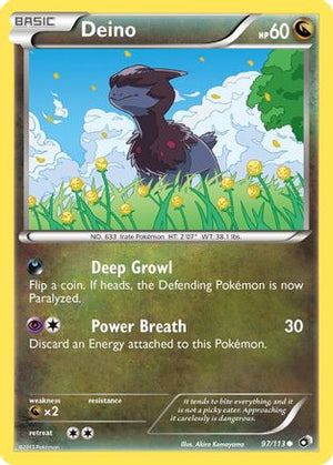 Deino 97/113 - Legendary Treasures Reverse Holofoil - Poke-Collect