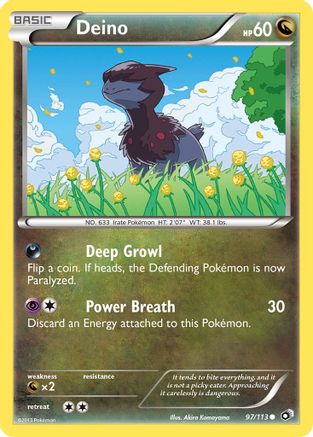 Deino 97/113 - Legendary Treasures - Poke-Collect