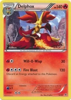 Delphox 10/39 - Kalos Starter Set Holofoil - Poke-Collect