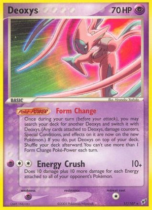 Deoxys 17/107 - Deoxys Reverse Holofoil