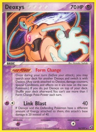 Deoxys (Normal Forme) 16/107 - Deoxys - Poke-Collect