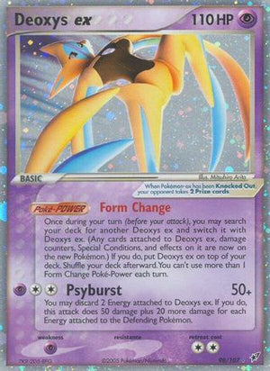 Deoxys ex 98/107 - Deoxys Holofoil