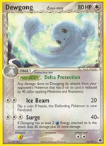 Dewgong (Delta Species) 15/101 - Dragon Frontiers Reverse Holofoil - Poke-Collect