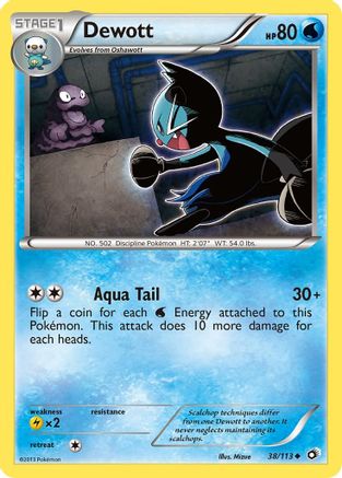 Dewott 38/113 - Legendary Treasures - Poke-Collect