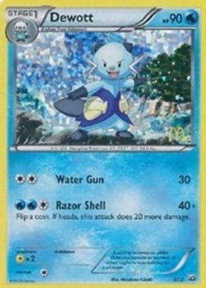 Dewott - 5/12 5/12 - McDonalds Promos 2012 Holofoil - Poke-Collect