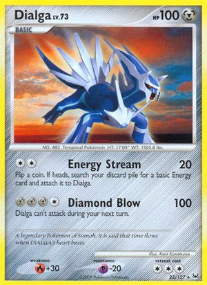 Dialga (23) 23/127 - Platinum Reverse Holofoil - Poke-Collect