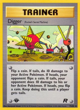 Digger (Rocket's Secret Machine) 75/82 - Team Rocket Unlimited - Poke-Collect