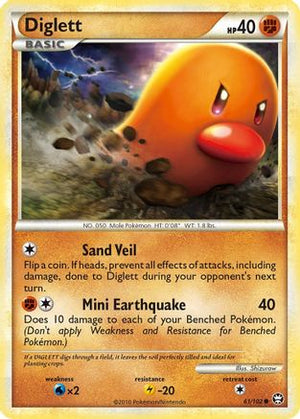 Diglett 61/102 - Triumphant - Poke-Collect