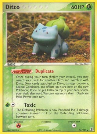 Ditto (Bulbasaur) 36/113 - Delta Species - Poke-Collect