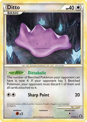 Ditto 17/102 - Triumphant Reverse Holofoil - Poke-Collect