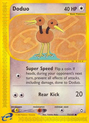 Doduo 73/147 - Aquapolis - Poke-Collect