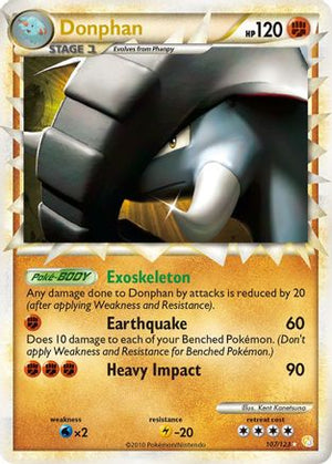 Donphan (Prime) 107/123 - HeartGold SoulSilver Holofoil - Poke-Collect