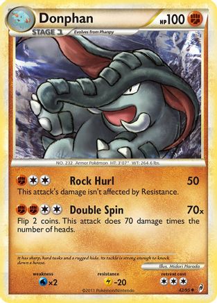 Donphan 42/95 - Call of Legends Reverse Holofoil - Poke-Collect