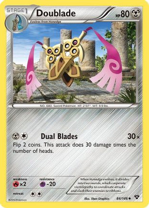 Doublade 84/146 - XY Reverse Holofoil