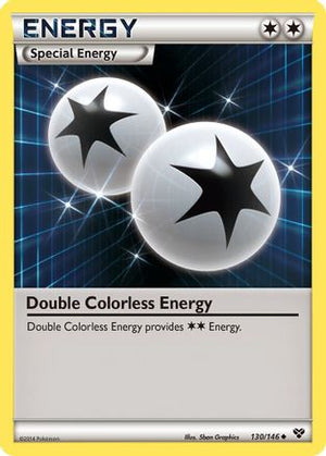 Double Colorless Energy 130/146 - XY Reverse Holofoil