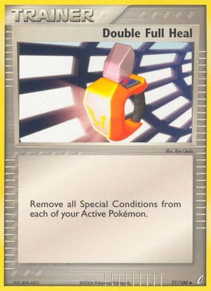 Double Full Heal 77/100 - Crystal Guardians - Poke-Collect